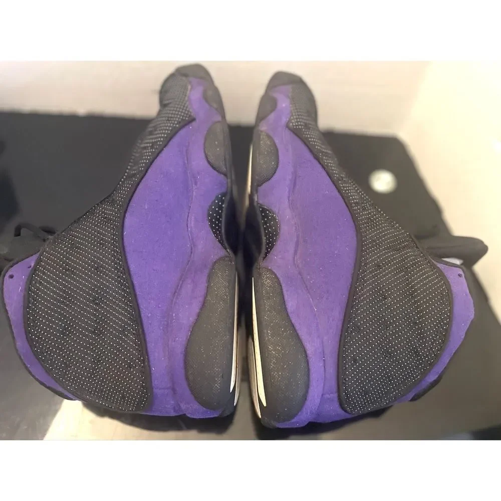 Nike Air Jordan 13 Retro Court Purple Black Mens DJ5982-015 Size 8 - Picture 5 of 10